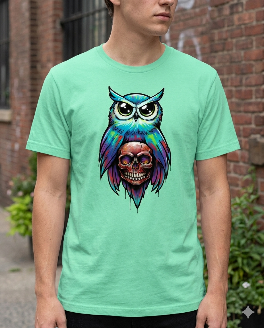 Owl n skull